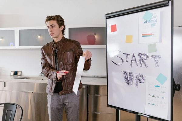 startup founders celebrating